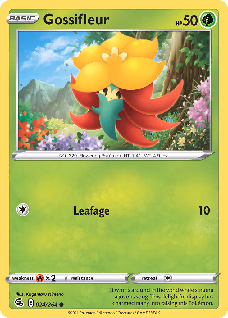 Gossifleur 24/264 Pokemon card