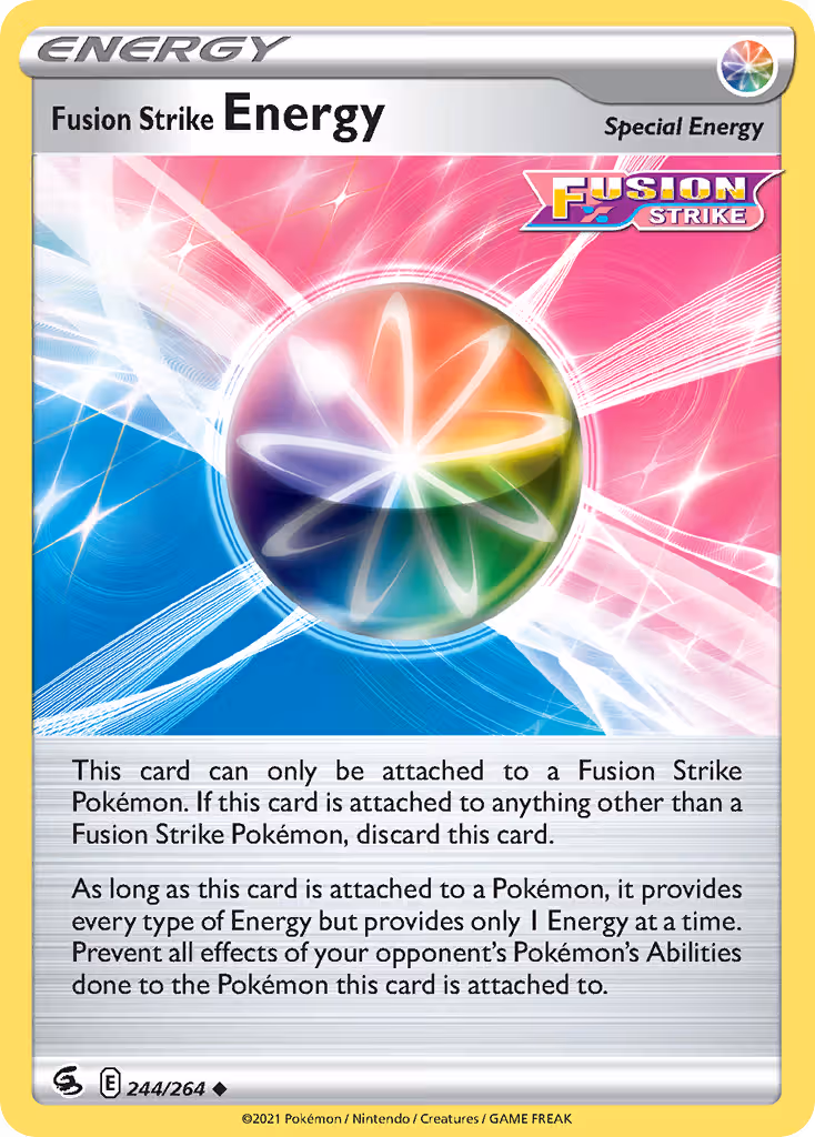 Fusion Strike Energy 244/264 Pokemon card