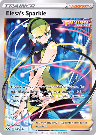 Elesa's Sparkle 260/264 Pokemon card