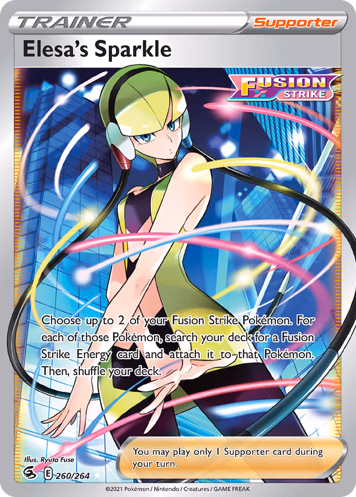 Elesa's Sparkle 260/264 Pokemon card