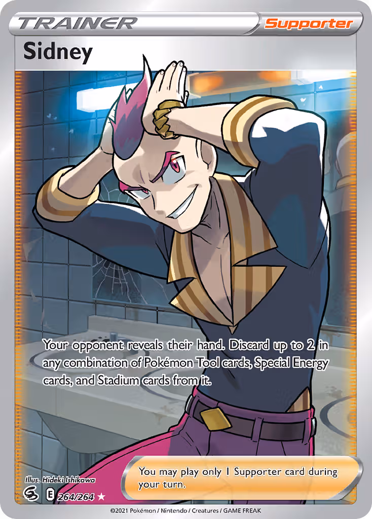Sidney 264/264 Pokemon card