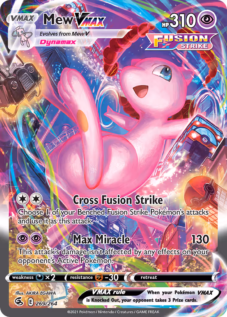 Mew VMAX 269/264 Pokemon card