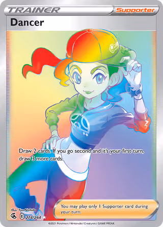 Dancer 274/264 Pokemon card