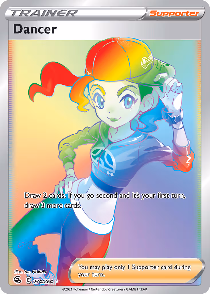 Dancer 274/264 Pokemon card