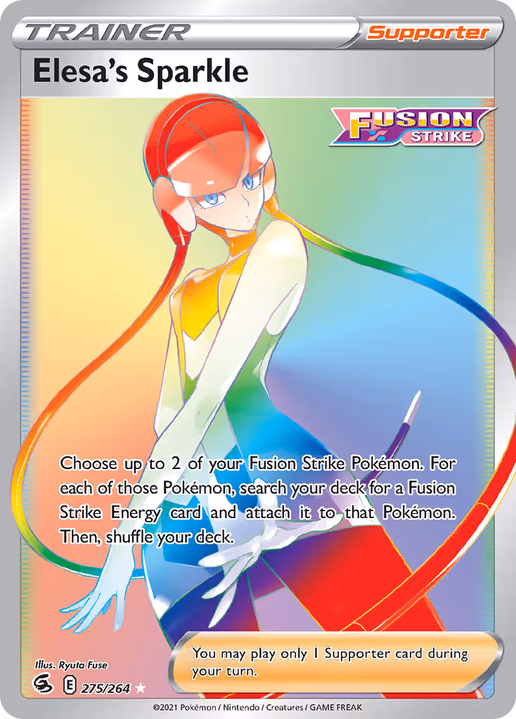 Elesa's Sparkle 275/264 Pokemon card