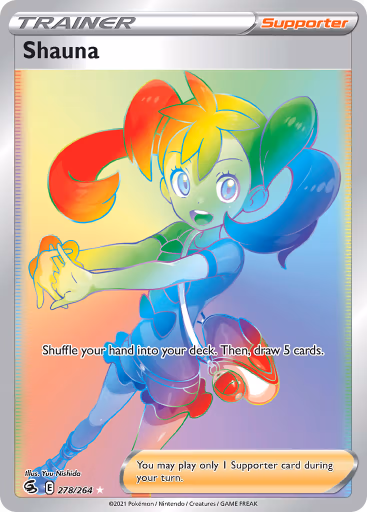 Shauna 278/264 Pokemon card