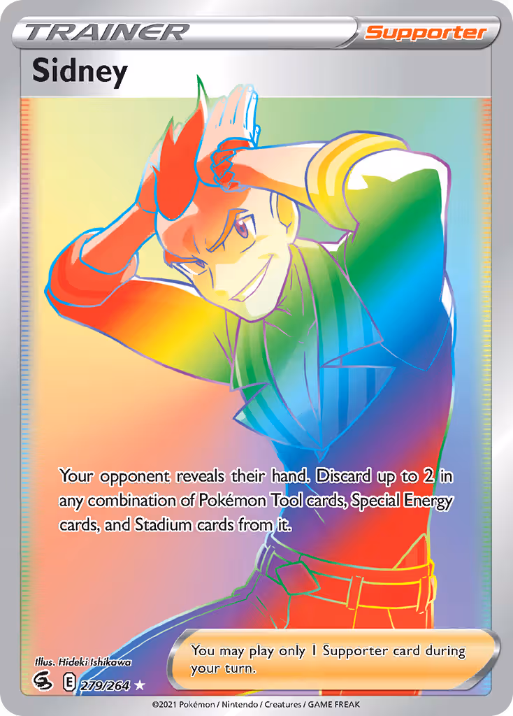 Sidney 279/264 Pokemon card