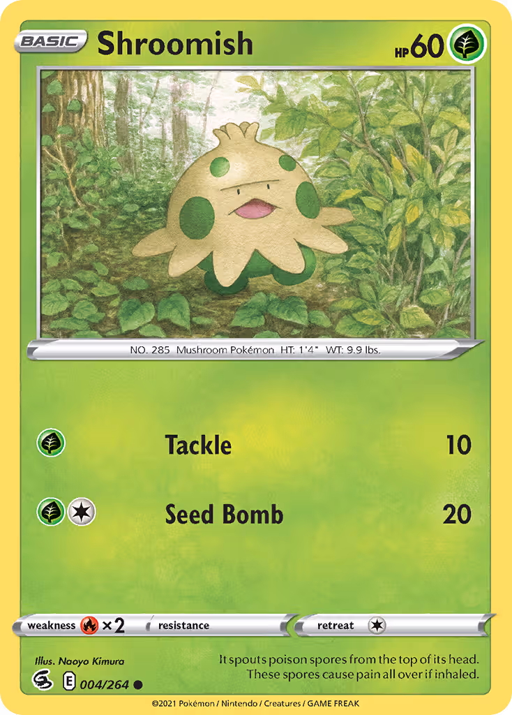 Shroomish 4/264 Pokemon card