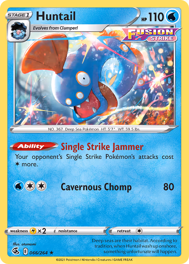 Huntail 66/264 Pokemon card