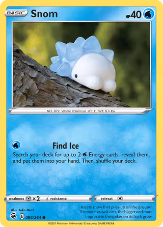 Snom 84/264 Pokemon card