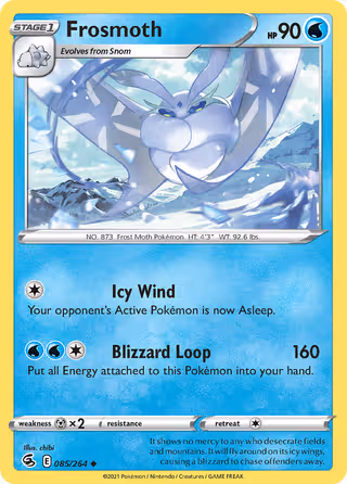 Frosmoth 85/264 Pokemon card