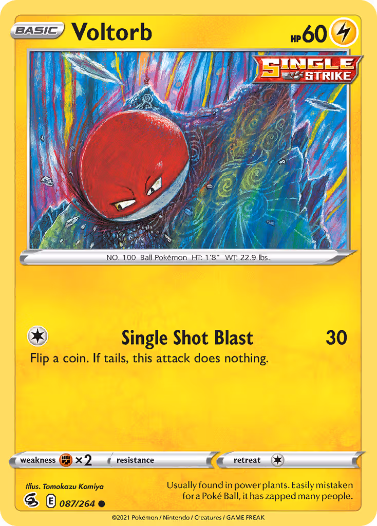 Voltorb 87/264 Pokemon card