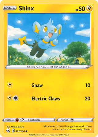 Shinx 91/264 Pokemon card