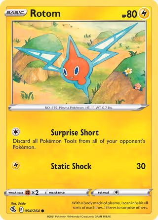 Rotom 94/264 Pokemon card