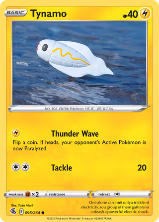 Tynamo 95/264 Pokemon card