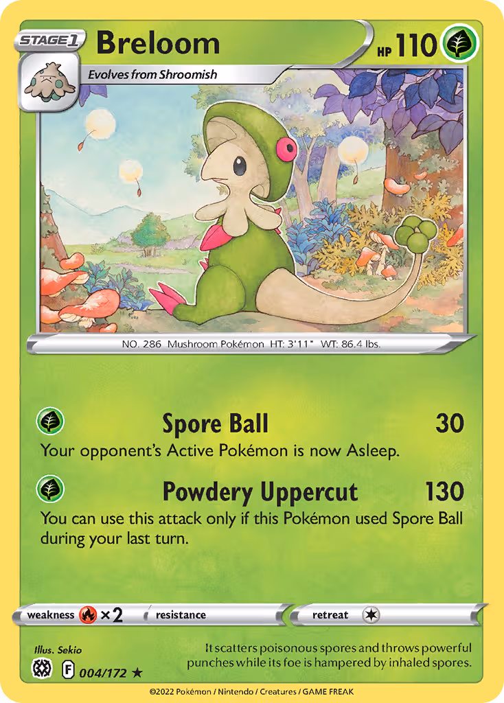 Breloom 4/172 Pokemon card