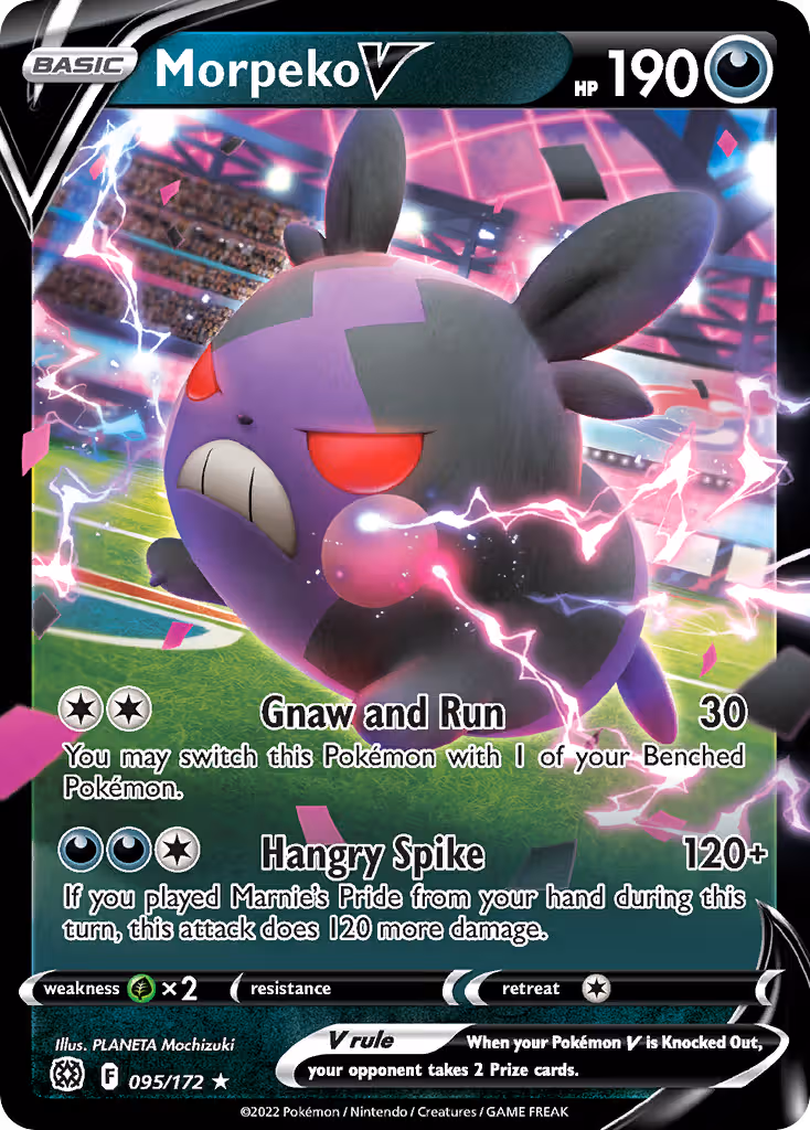 Morpeko V 95/172 Pokemon card