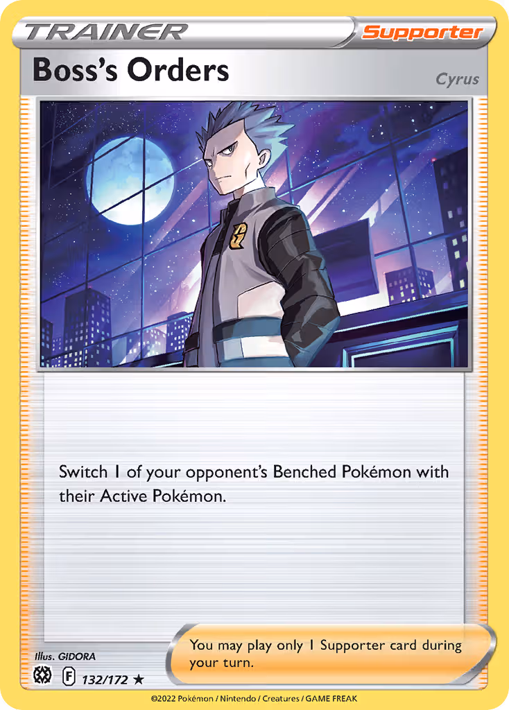 Boss's Orders 132/172 Pokemon card