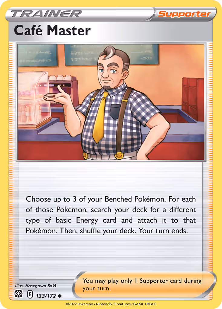 Café Master 133/172 Pokemon card