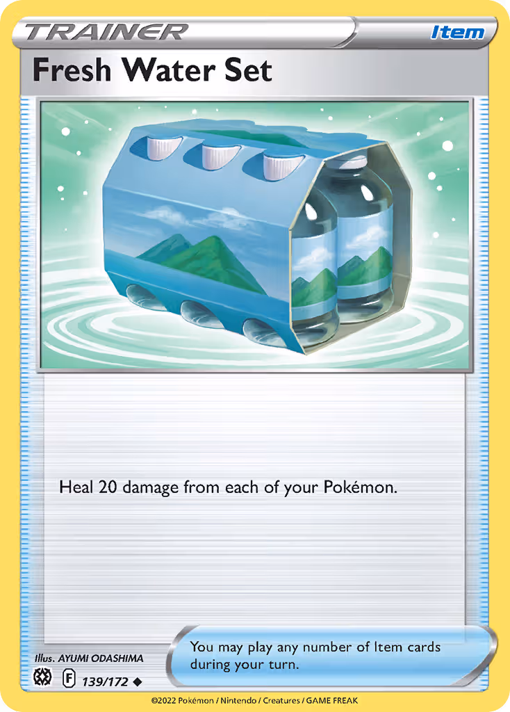 Fresh Water Set 139/172 Pokemon card