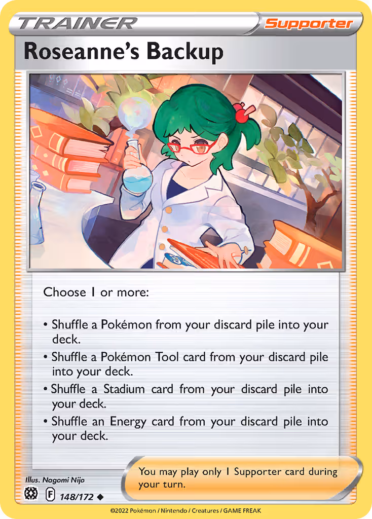 Roseanne's Backup 148/172 Pokemon card