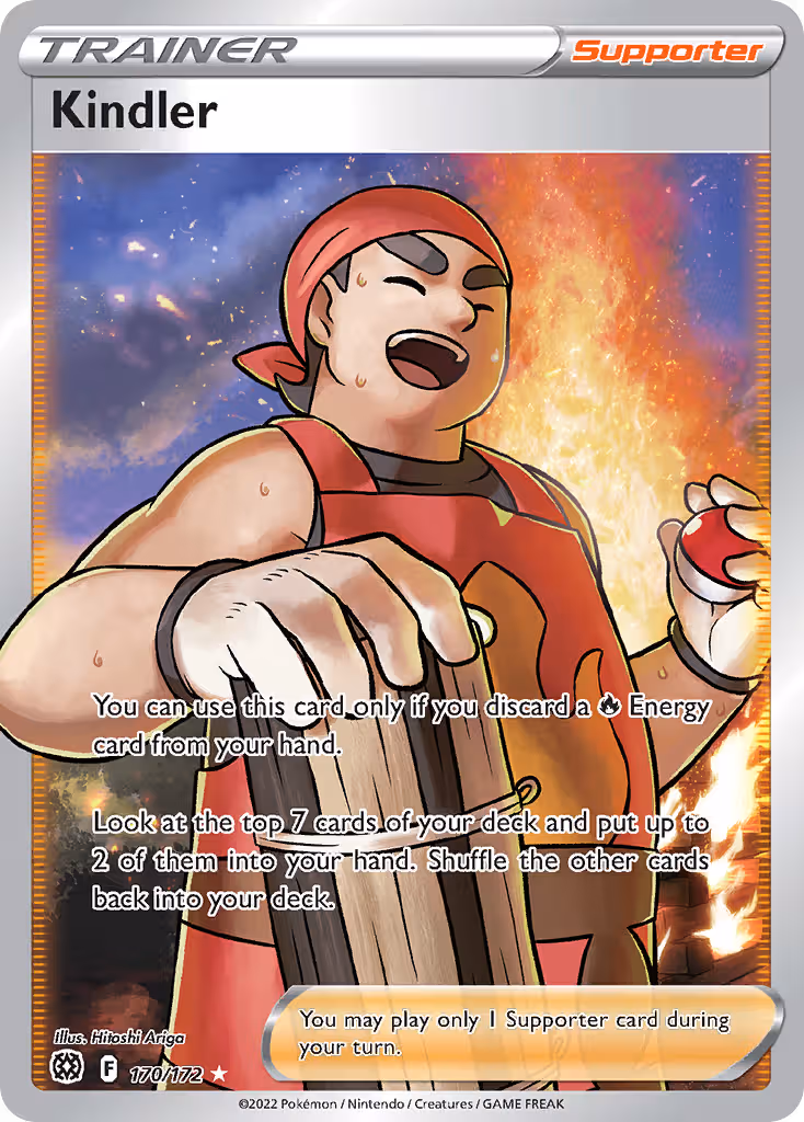 Kindler 170/172 Pokemon card