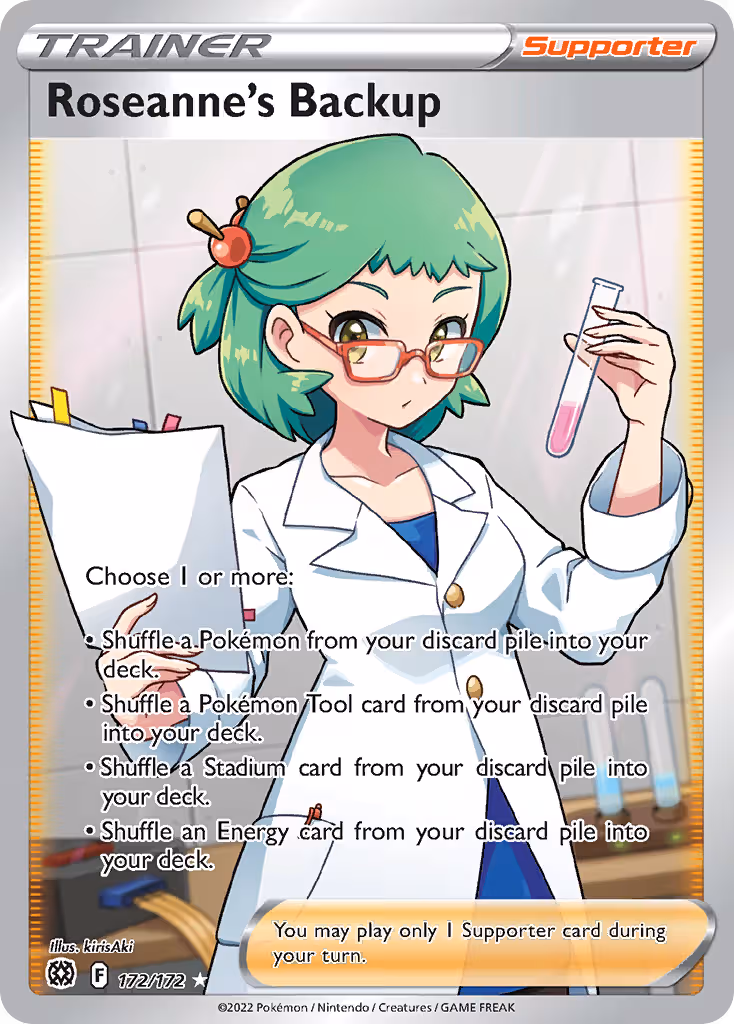 Roseanne's Backup 172/172 Pokemon card