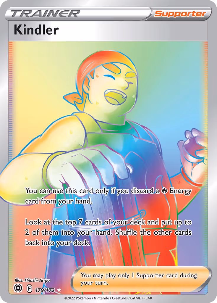Kindler 179/172 Pokemon card