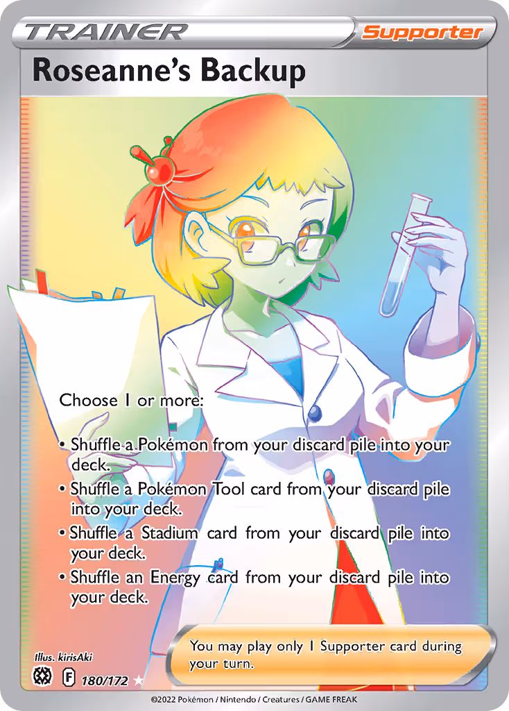 Roseanne's Backup 180/172 Pokemon card