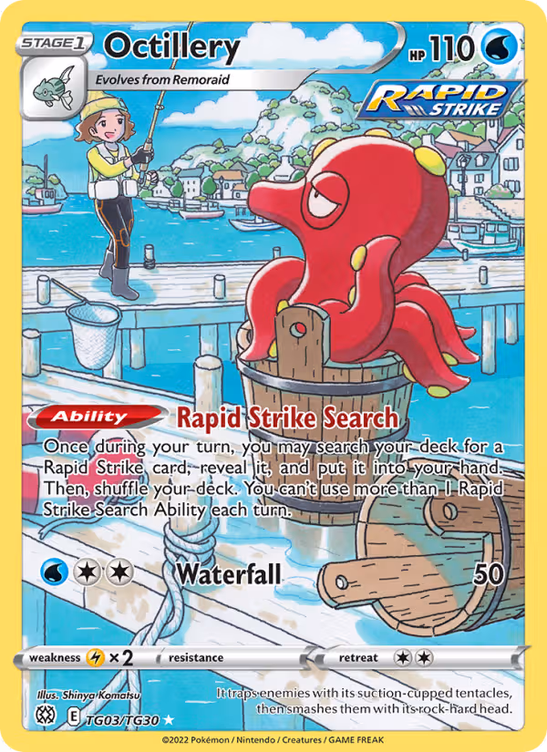 Octillery TG03 Pokemon card
