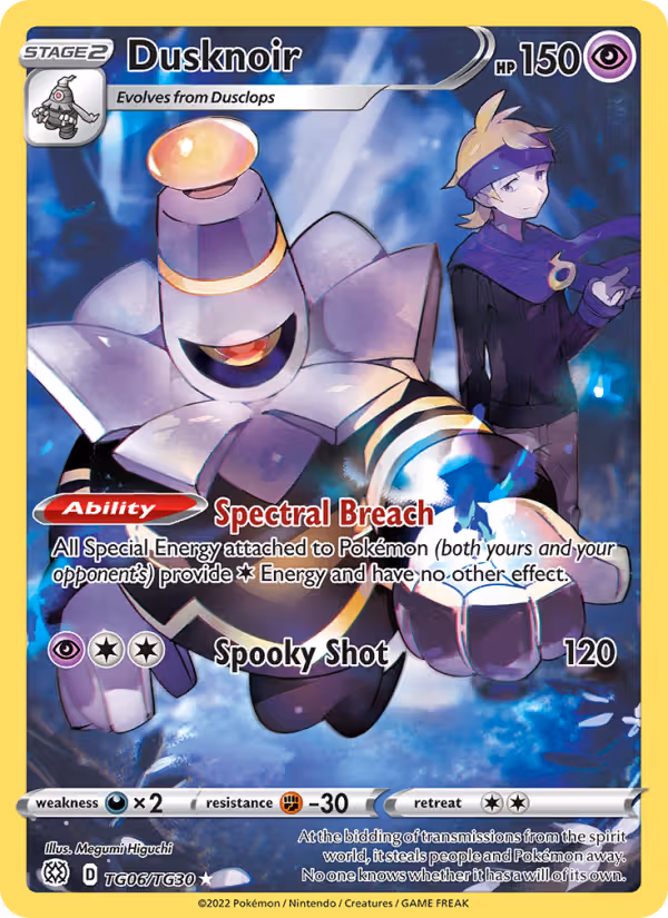 Dusknoir TG06 Pokemon card