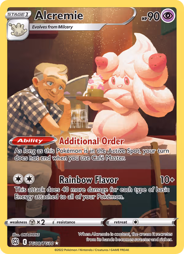 Alcremie TG08 Pokemon card