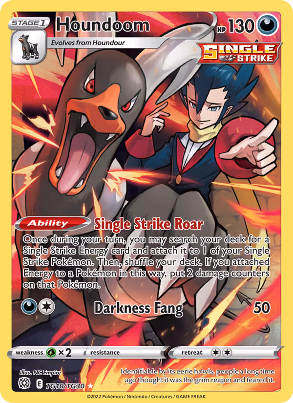 Houndoom TG10 Pokemon card