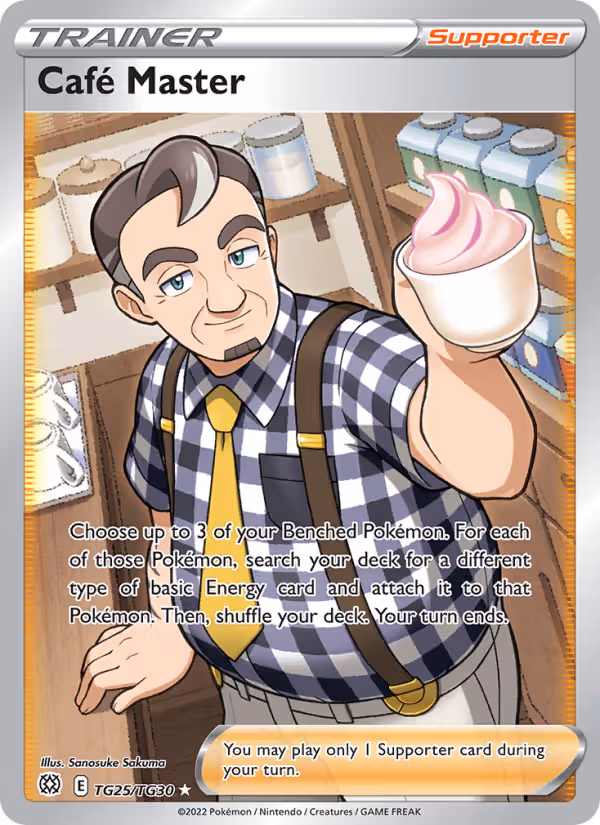 Café Master TG25 Pokemon card