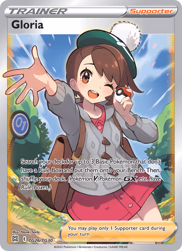 Gloria TG26 Pokemon card