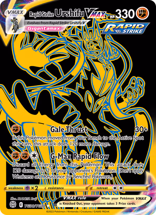 Rapid Strike Urshifu VMAX TG30 Pokemon card