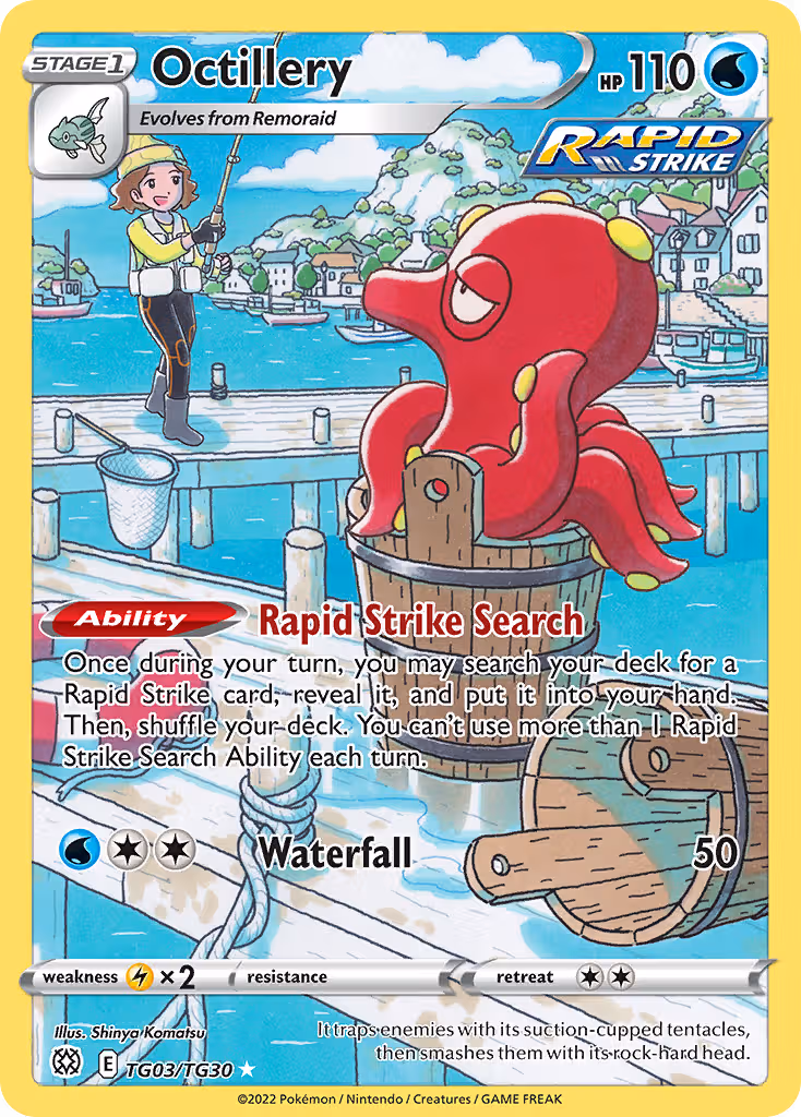 Octillery TG03 Pokemon card