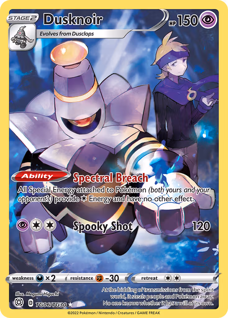 Dusknoir TG06 Pokemon card