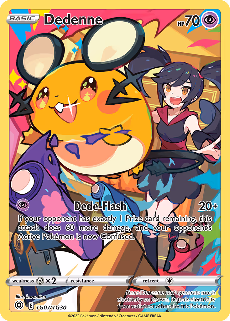 Dedenne TG07 Pokemon card
