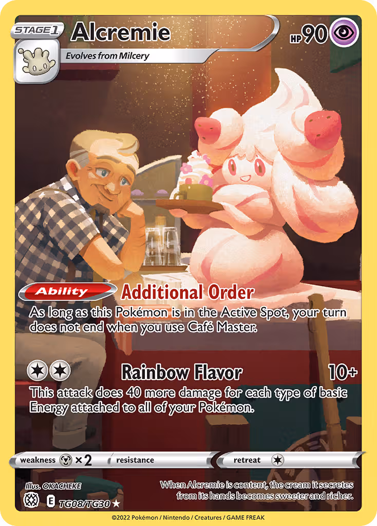 Alcremie TG08 Pokemon card