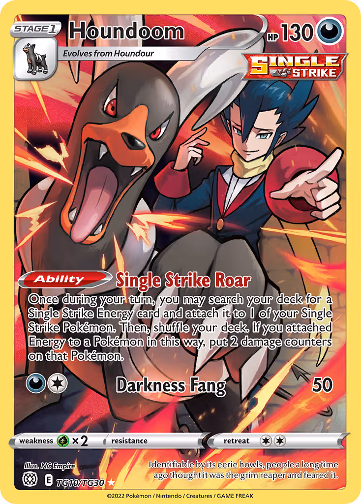 Houndoom TG10 Pokemon card
