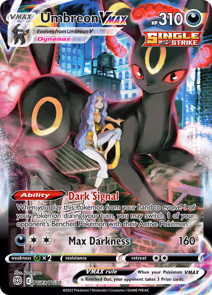 Umbreon VMAX TG23 Pokemon card