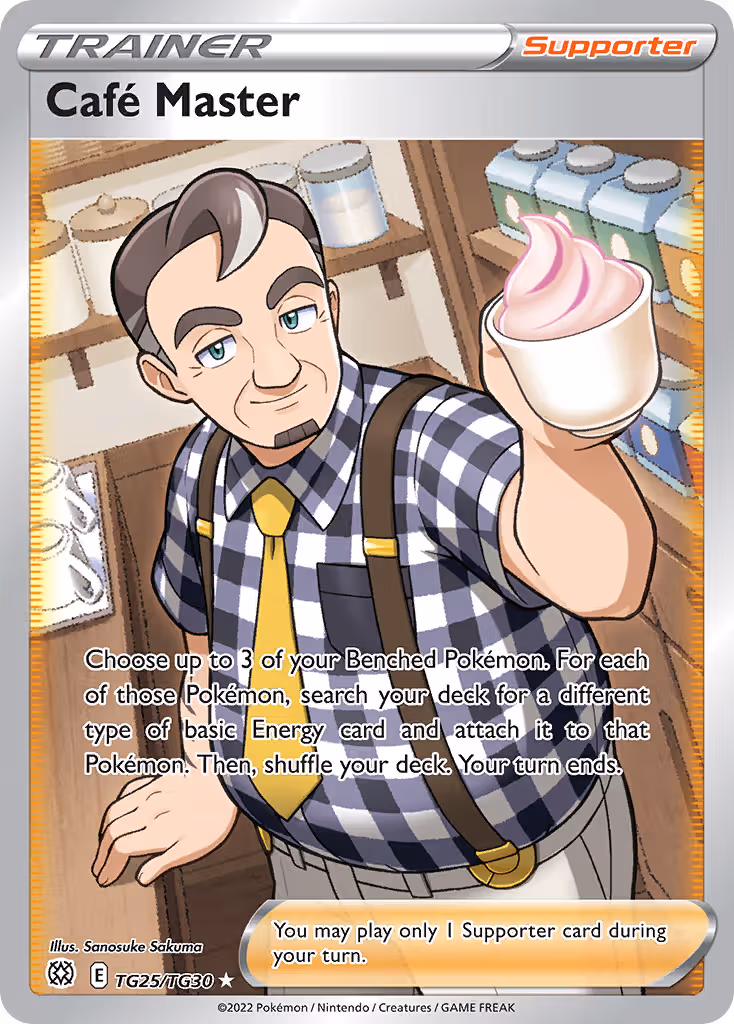 Café Master TG25 Pokemon card