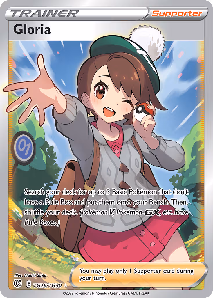 Gloria TG26 Pokemon card