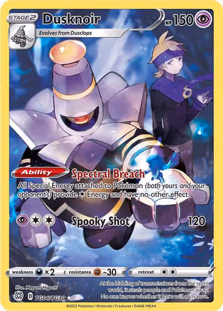 Dusknoir TG06 Pokemon card