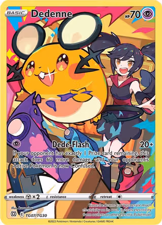 Dedenne TG07 Pokemon card