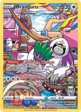 Oranguru TG12 Pokemon card