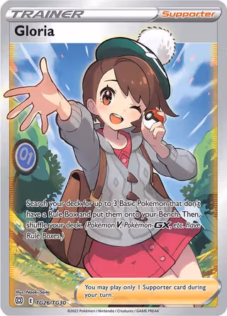 Gloria TG26 Pokemon card