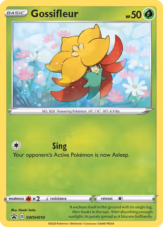Gossifleur SWSH010 Pokemon card