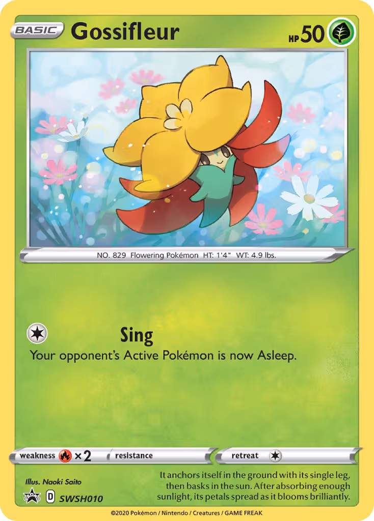 Gossifleur SWSH010 Pokemon card